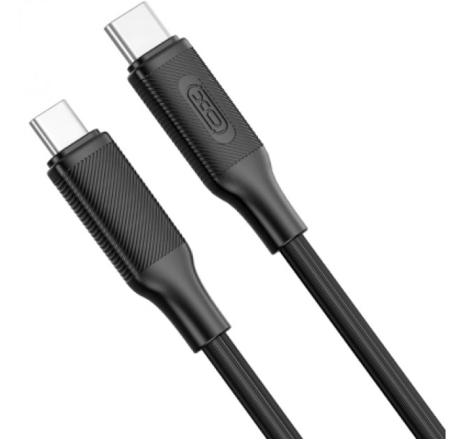 XO Дата кабель USB-C to USB-C NBQ265B-CC black XO (NB-Q265B-CC.black)
