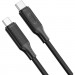 XO Дата кабель USB-C to USB-C NBQ265B-CC black XO (NB-Q265B-CC.black)