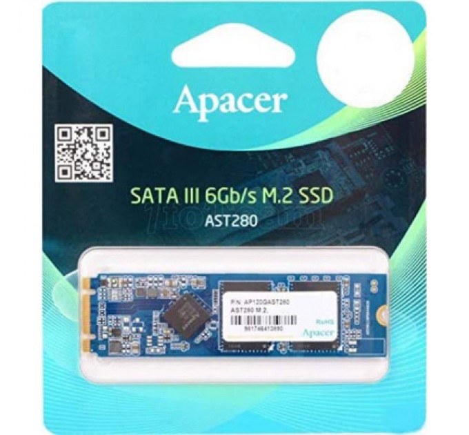 Apacer Накопичувач SSD M.2 2280 128GB Apacer (AP128GAST280X-1)
