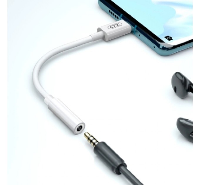 Перехідник USB-C to 3.5mm M XO (NB-R161.white)