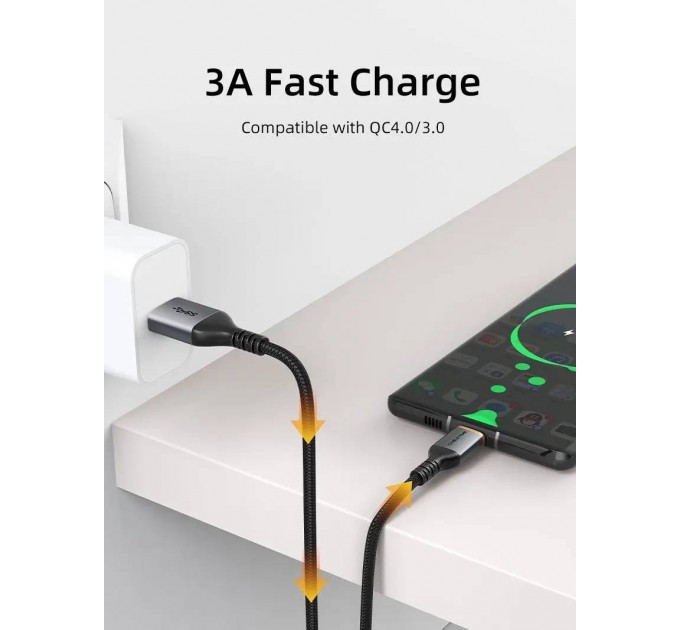 Cabletime Кабель Cabletime USB Type-C - USB (M/M), 2 м, Black (CA40H)