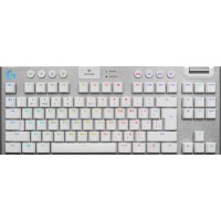 Клавiатура бездротова Logitech G915 Gaming TKL Tenkeyless LightSpeed Wireless RGB Mechanical White (920-009664)