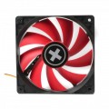 Xilence Вентилятор Xilence XPF120.R (XF039), 120х120х25мм, 3-pin+4-pin, Black/Red