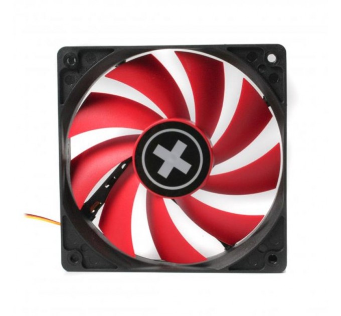Xilence Вентилятор Xilence XPF120.R (XF039), 120х120х25мм, 3-pin+4-pin, Black/Red