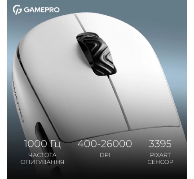 GamePro Мишка GamePro Asgard Loki Wireless/USB White (GM022W)