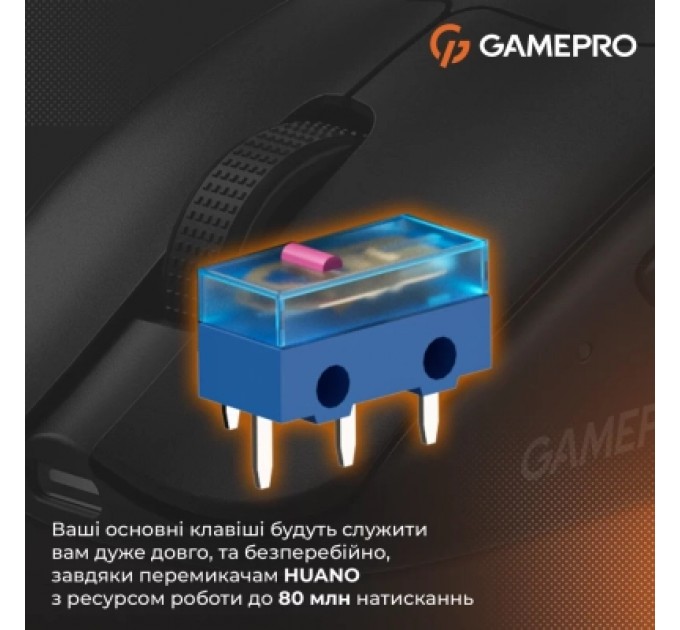 GamePro Мишка GamePro Genesis Avenger Wireless/Bluetooth/USB Black (GM096B)