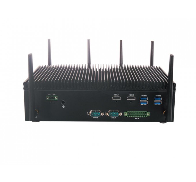 ПК- типу неттоп. IIOT-I530H Lanner Intel i7-1185GRE CPU with DDR4 SODIMM 32GB, 2*HDMI, 2* 2.5GbE & 6*GbE PoE+, 2*RS-232/422/485, 4*USB3.0, Audio, DIO, 1* M.2 B 3042/3052 w/ dual-SIM sockets, 1* M.2 E