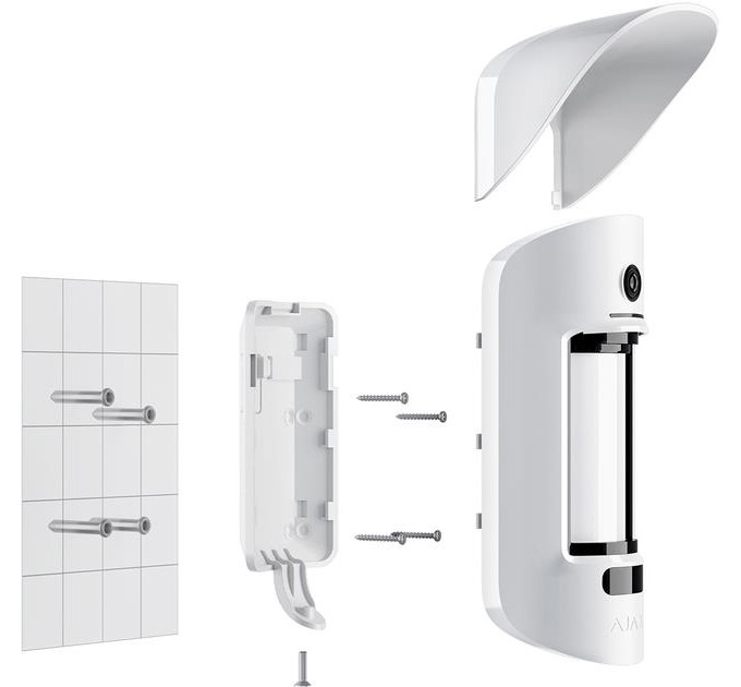 Ajax Ajax MotionCam Outdoor (8EU) white датчик руху з камерою (000023586)