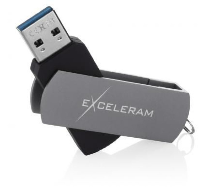 eXceleram USB флеш накопичувач eXceleram 128GB P2 Series Gray/Black USB 3.1 Gen 1 (EXP2U3GB128)