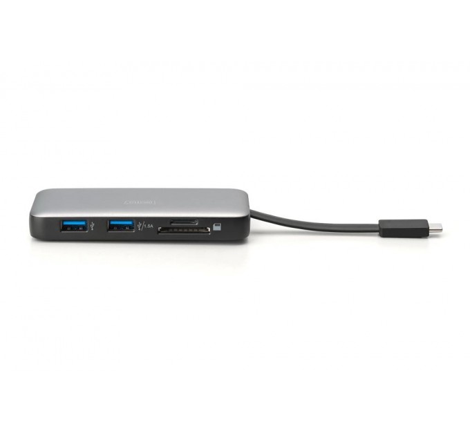 Док-станція USB-C, 7 портів, 1xHDMI, 2xUSB 3.2 Gen 1, 1xRJ45, 1xSD, 1xMicroSD, 1xPD DA-70916 DIGITUS by ASSMANN