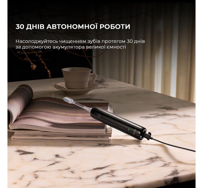 MOVA Електрична зубна щітка Mova Fresh Black (ATB13A-BK)