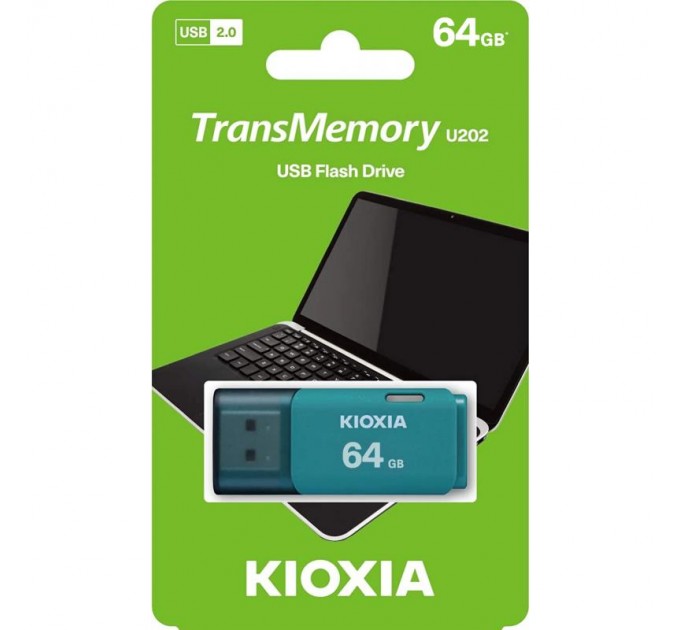 Kioxia Флеш-пам'ять (накопичувач USB) USB2 64GB LU202L064GG4 KIOXIA