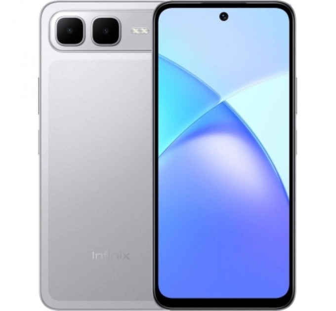 Мобільний телефон Infinix Smart 10 Plus 4/128Gb Titanium Silver (4894947091186)