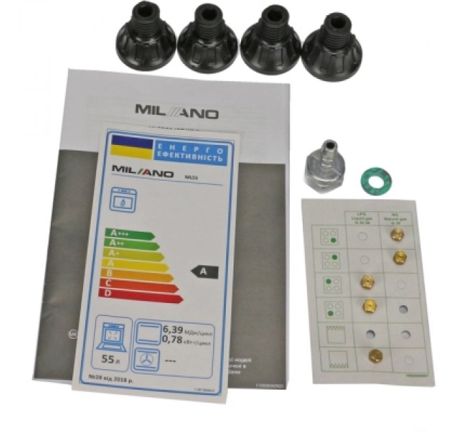 Milano Плита Milano ML55 G1/07 біла