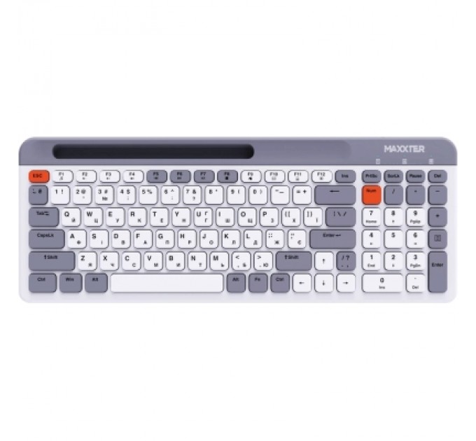Maxxter Клавіатура Maxxter KBW-02G-UA Wireless Grey (KBW-02G-UA)
