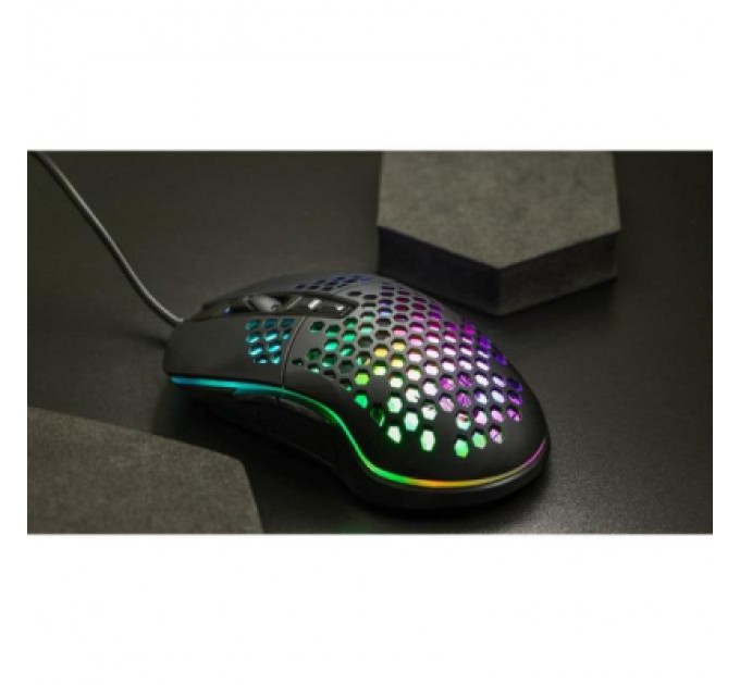 XO Мишка XO M4 4000 DPI RGB USB Black (XO-M4-BK)