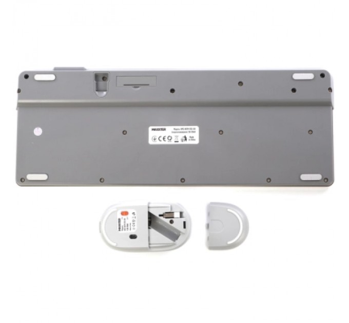Комплект Maxxter KMS-WCM-03G-UA Wireless Gray/White (KMS-WCM-03G-UA)