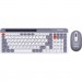 Комплект Maxxter KMS-WCM-03G-UA Wireless Gray/White (KMS-WCM-03G-UA)