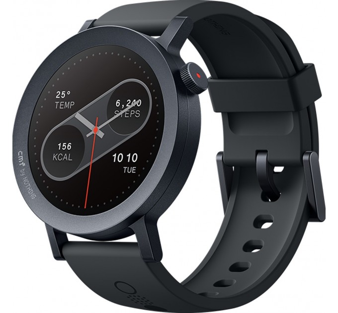 CMF_ Смарт-годинник CMF by Nothing Watch Pro 2 Dark Grey Metal with Liquid Silicone Strap_EU