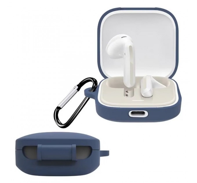 BeCover Чохол для навушників BeCover Silicon для Xiaomi Redmi Buds 6 Active Deep Blue (712013)