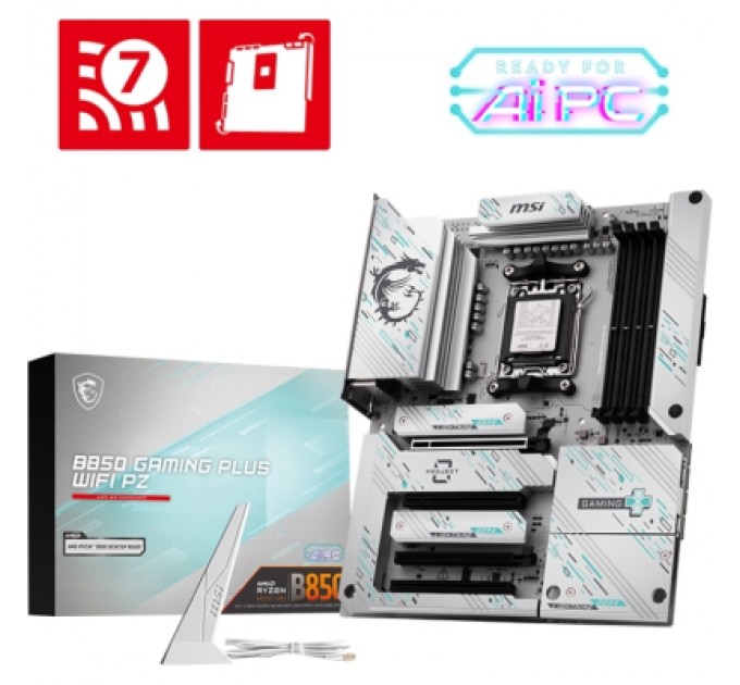 Материнська плата MSI B850 GAMING PLUS WIFI PZ