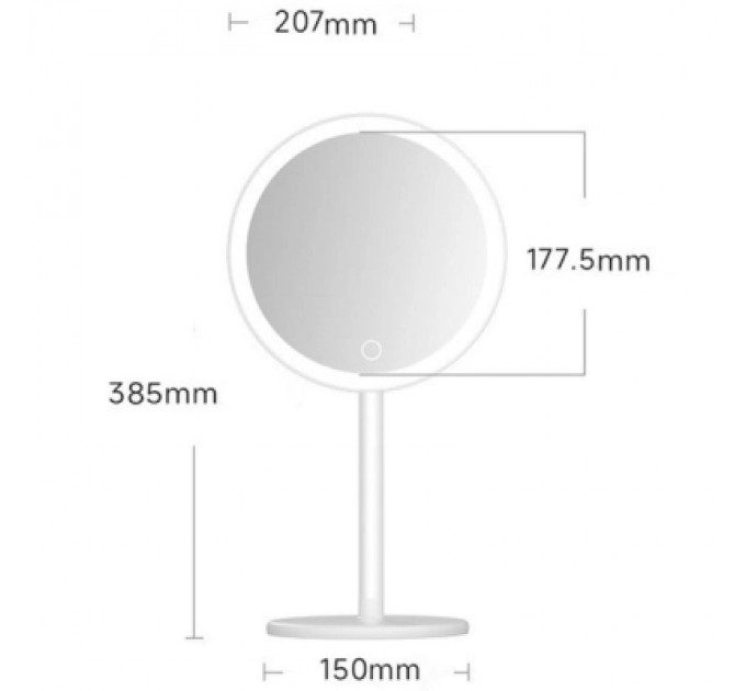 Дзеркало Xiaomi DOCO Daylight Mirror White (DM005)
