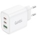 Зарядний пристрій Foneng GaN10 (1хUSB, 2хUSB-C) 65W White (GaN10-EU-CH-TC-W) + кабель USB Type-C
