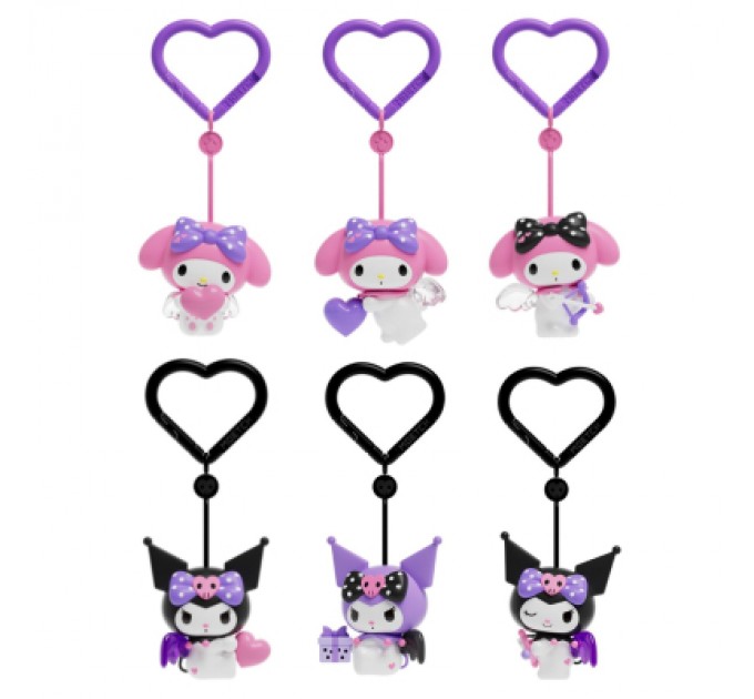 Pop Top Ігровий набір Pop Top Механічна іграшка-сюрприз Kuromi & My Melody – Милі крильця (24MDL-003)