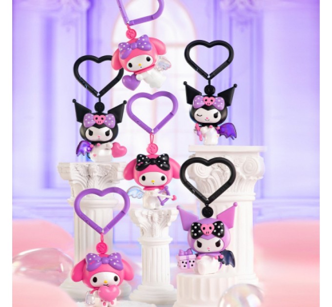 Pop Top Ігровий набір Pop Top Механічна іграшка-сюрприз Kuromi & My Melody – Милі крильця (24MDL-003)