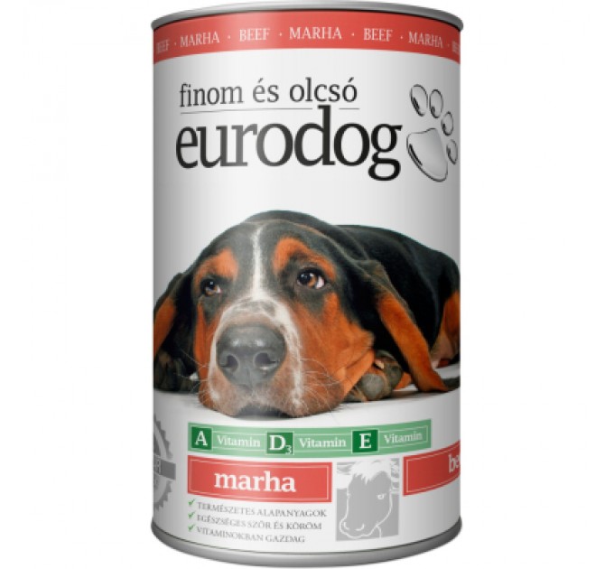 EuroDog Консерви для собак EuroDog Beef 415 г (5999886848040)