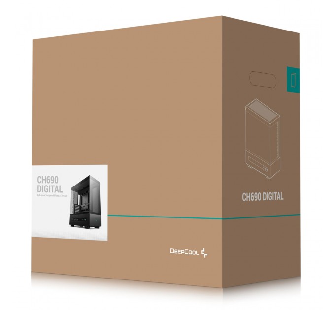 Корпус DeepCool CH690 Digital Black (R-CH690-BKNNA0D-G-1) без БЖ