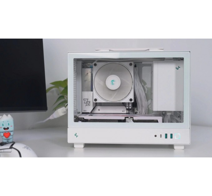 Deepcool Корпус DeepCool CH160 Mesh White (R-CH160-WHNMI0-G-1) без БЖ