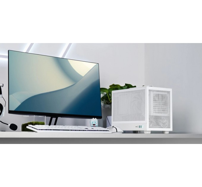 Deepcool Корпус DeepCool CH160 Mesh White (R-CH160-WHNMI0-G-1) без БЖ