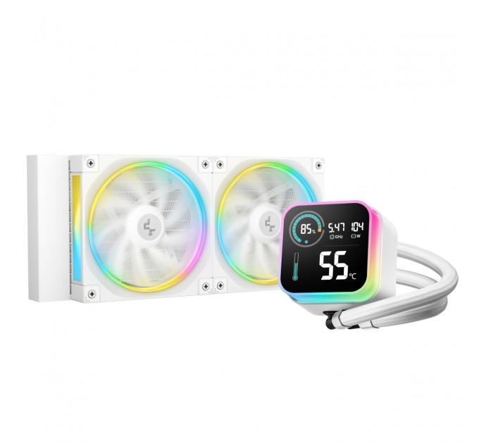 Deepcool Система водяного охолодження DeepCool LQ240 White (R-LQ240-WHDSMC-G-1)
