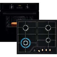 Комплект вбудованої техніки Electrolux Духова шафа EOF3H50BK + Варильна поверхня KGS6436RK (1)