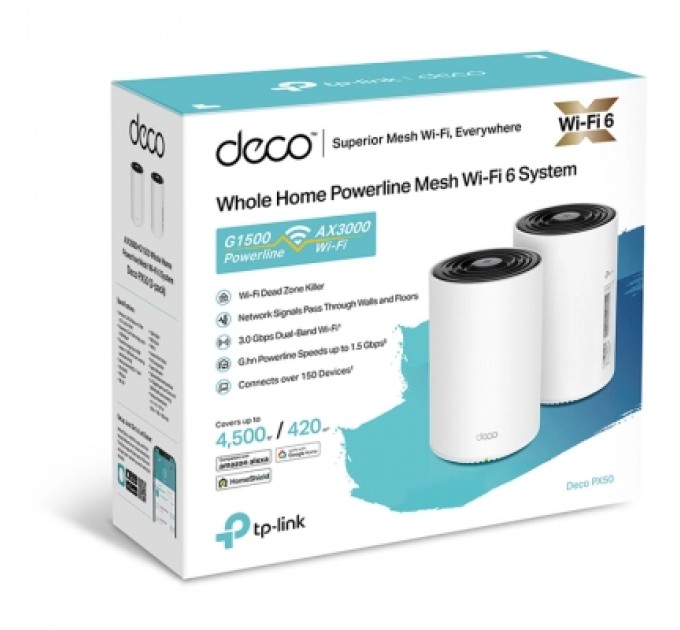 Маршрутизатор TP-Link DECO-PX50-2-PACK