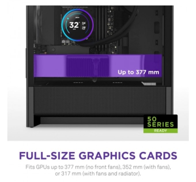 Корпус NZXT H3 Flow All Black (CC-H31FB-01)