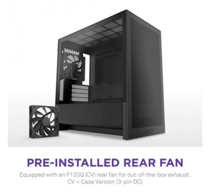 Корпус NZXT H3 Flow All Black (CC-H31FB-01)