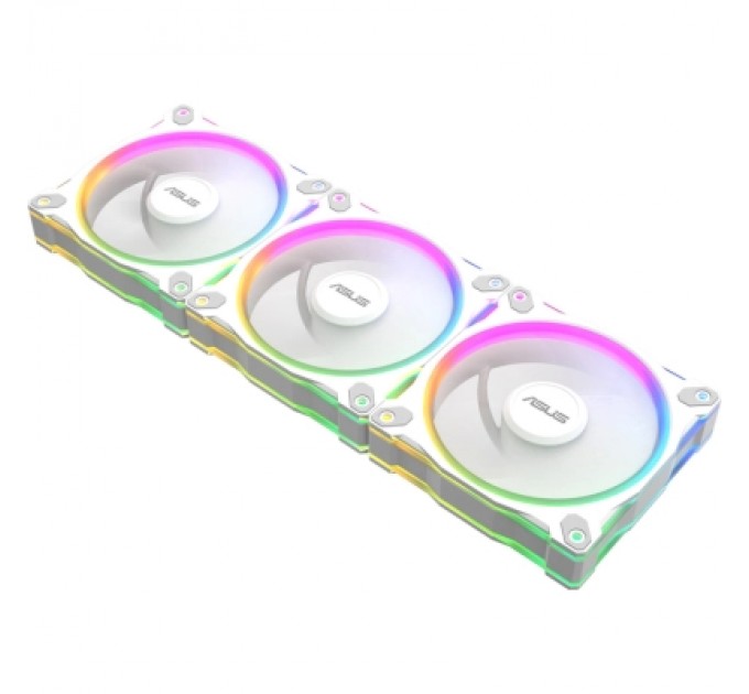 ASUS Кулер до корпусу ASUS PRIME MR120 ARGB WHITE 3IN1 (90DA00I3-B09020)