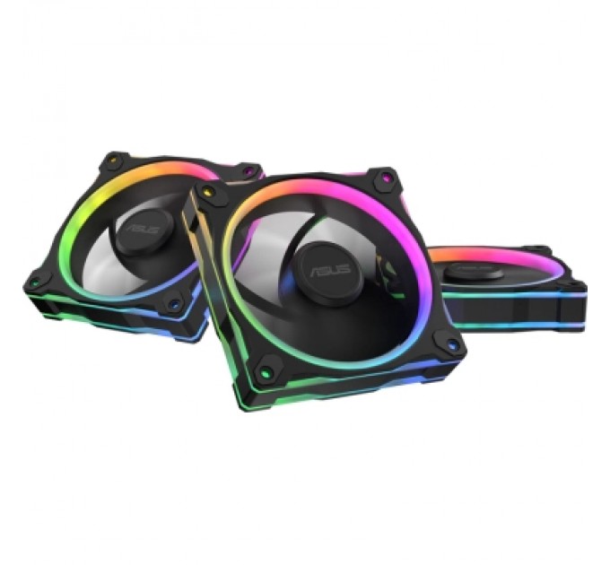 Кулер до корпусу ASUS PRIME MR120 REVERSE ARGB BLACK 3IN1 (90DA00L0-B09020)