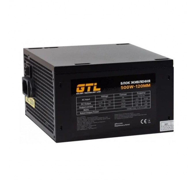 GTL Блок живлення GTL Gaming Star (GTLGS500BK) 500W