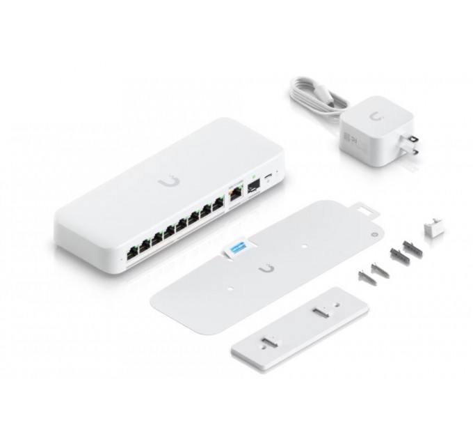 Ubiquiti Мережевий комутатор Ethernet USW-FLEX-2.5G-8 UBIQUITI