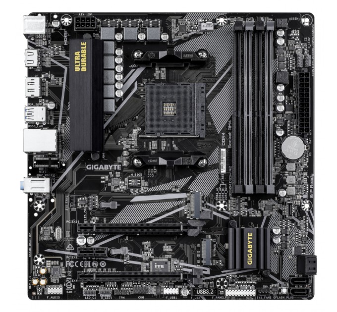 GIGABYTE Материнська плата Gigabyte B550M DS3H R2 Socket AM4