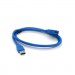 Дата кабель USB 3.0 AM/AF 1.0m blue Voltronic (YT-3.0AM\AF-1.0BL)