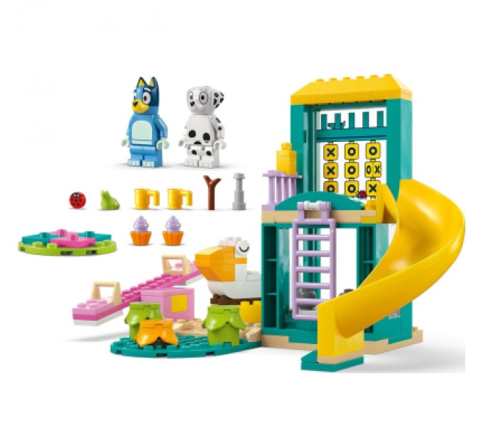 LEGO Конструктор LEGO Bluey Веселощі з Блуї та Хлоєю на ігровому майданчику (11201)