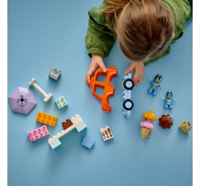 LEGO Конструктор LEGO DUPLO Bluey Подорож із морозивом із Блуї (10458)