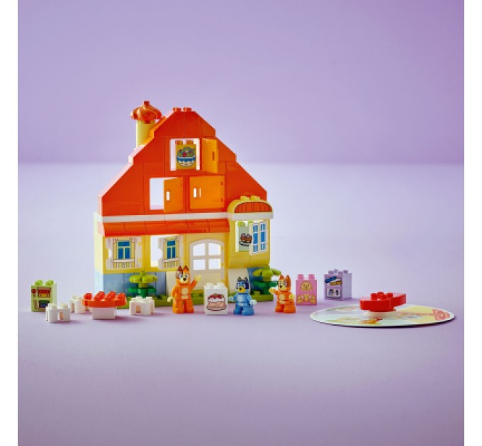LEGO Конструктор LEGO DUPLO Bluey Родинний дім Блуї із грою на запам'ятовування (10459)