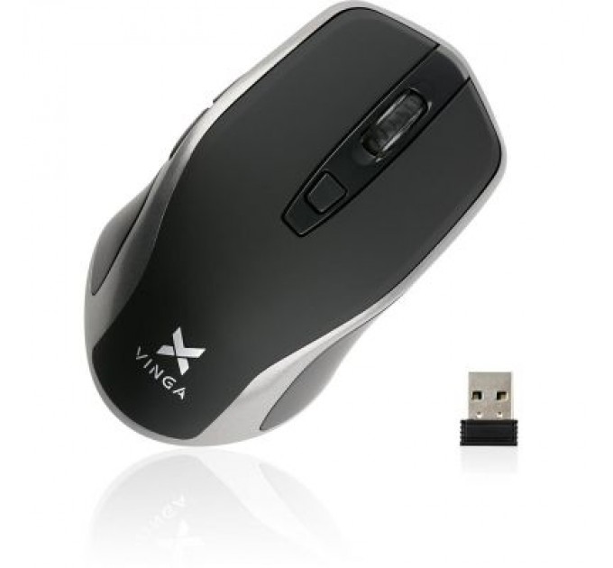 Vinga Мишка Vinga MSW-909 Silent black-grey