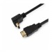 Merlion Кабель мультимедійний HDMI M to HDMI M 1.5m V1.4 90° corner black Merlion (YT-HDMI(M)/(M)HS-1.5m-90°)