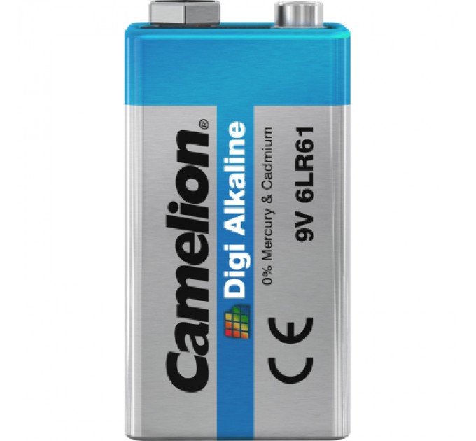 Camelion Батарейка Camelion Крона 6LR61 9V Digi Alkaline * 1 (6LR61-BP1DG)